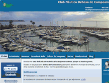 Tablet Screenshot of cncampoamor.com